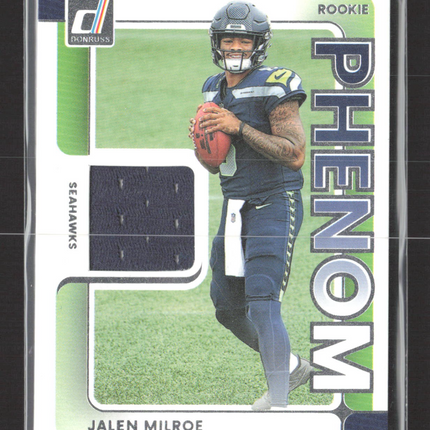 2025 Panini Donruss Phenom Jalen Milroe #RPJ-JME Memorabilia
