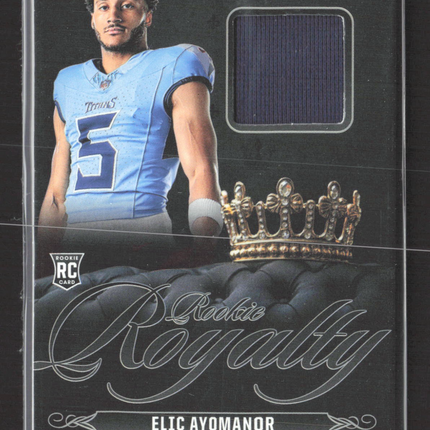 2025 Panini Rookies & Stars Rookie Royalty Elic Ayomanor #RR-EYR RC Memorabilia