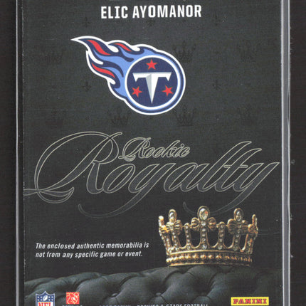 2025 Panini Rookies & Stars Rookie Royalty Elic Ayomanor #RR-EYR RC Memorabilia