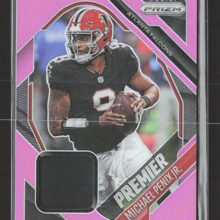 2025 Panini Prizm Football Michael Penix Jr. #PJY-MPX Pink Memorabilia