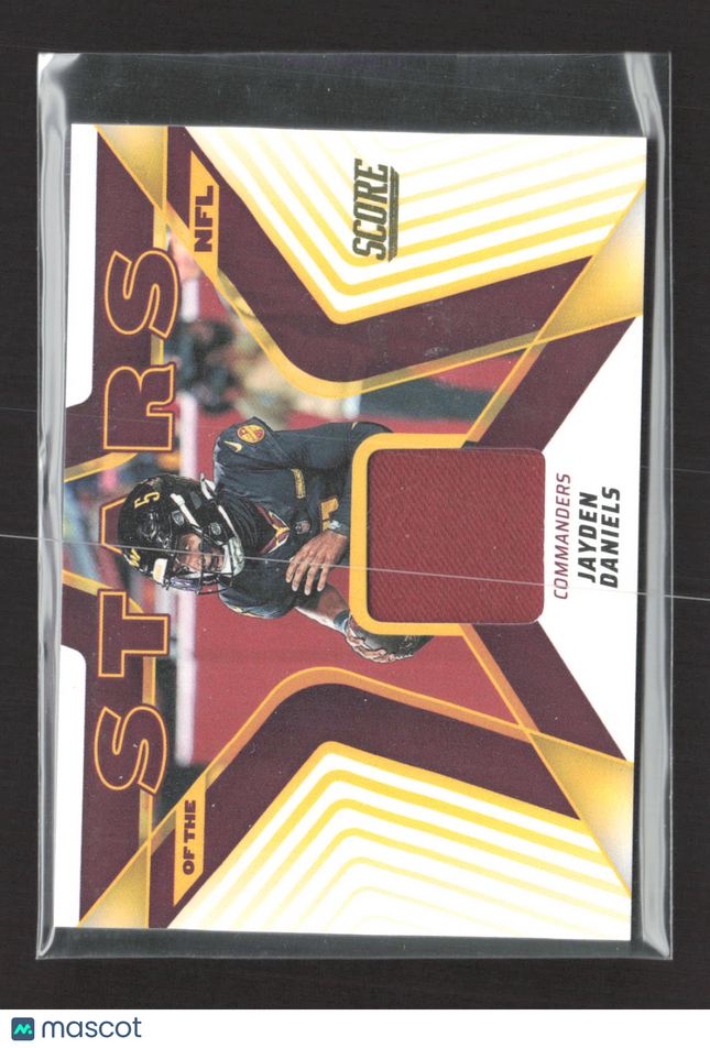 2025 Panini Score Stars of the NFL Jayden Daniels #SNJ-JDS Memorabilia