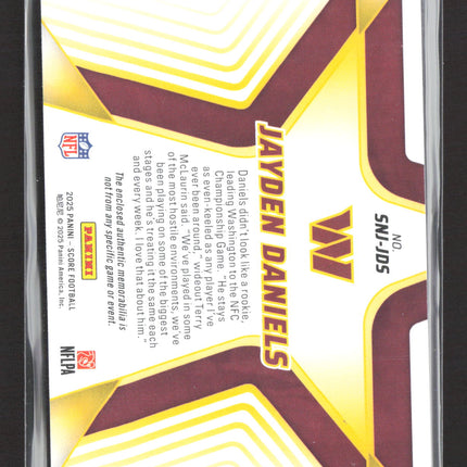 2025 Panini Score Stars of the NFL Jayden Daniels #SNJ-JDS Memorabilia