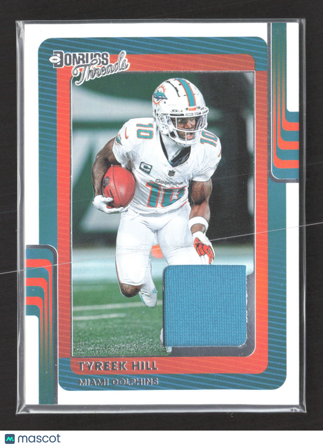 2025 Panini Donruss Threads Tyreek Hill #DTH-THL Jersey Patch Authentic Mem