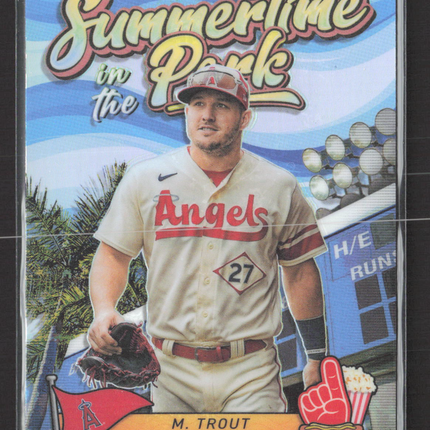 2024 Topps Chrome Summertime in the Park Mike Trout #SITP-10