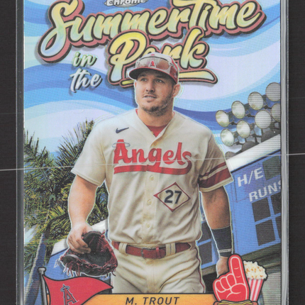 2024 Topps Chrome Summertime in the Park Mike Trout #SITP-10