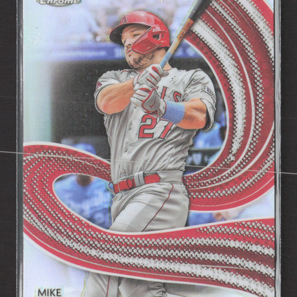 2024 Topps Chrome Strokes Mike Trout #S-1