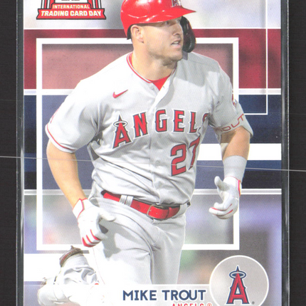 2022 Topps International Trading Card Day Mike Trout #NTCD-1