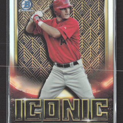 2023 Bowman Chrome Iconic Mike Trout #BI-1 Refractor