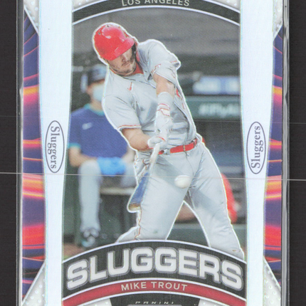 2021 Panini Prizm Sluggers Mike Trout #SL-15