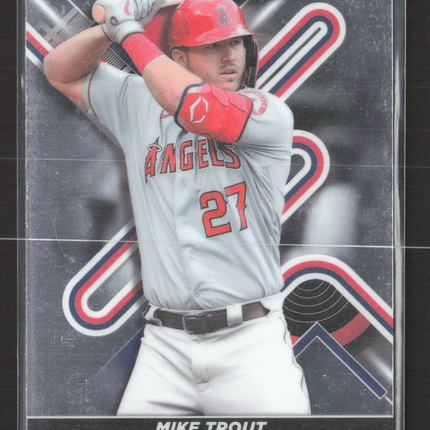 2022 Topps Finest Mike Trout #27