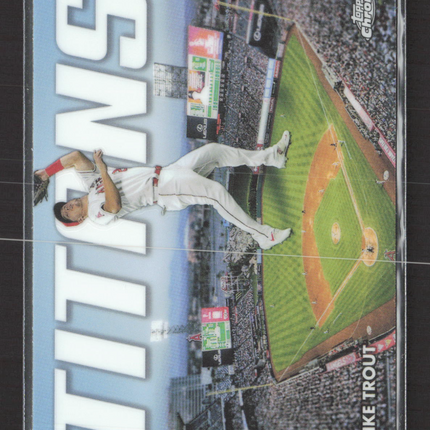 2023 Topps Chrome Titans Mike Trout #CT-3