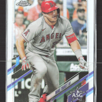 2021 Topps Chrome Mike Trout #ASG-1