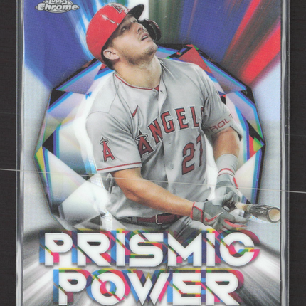 2021 Topps Chrome Prismic Power Mike Trout #PP-2