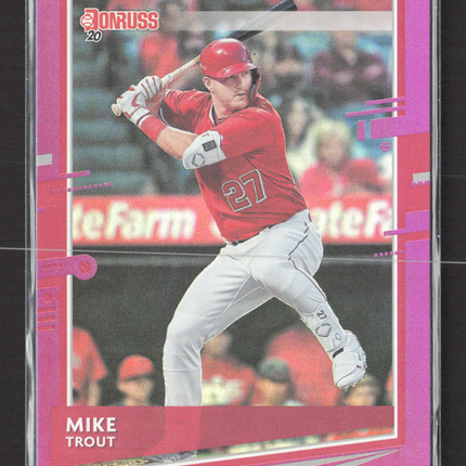2020 Donruss Mike Trout #129 Pink