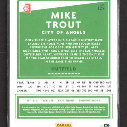2020 Donruss Mike Trout #129 Pink