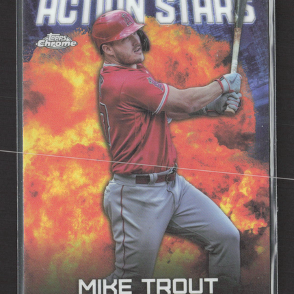 2023 Topps Chrome Action Stars Mike Trout #ASC-29