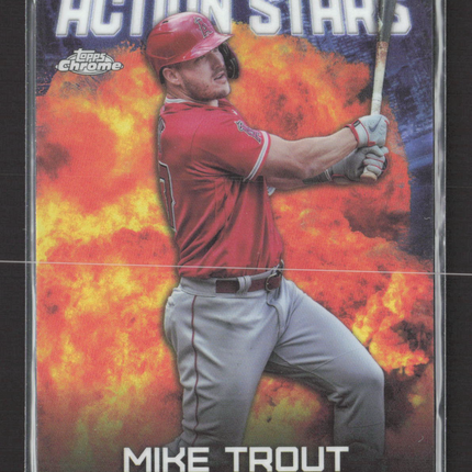 2023 Topps Chrome Action Stars Mike Trout #ASC-29