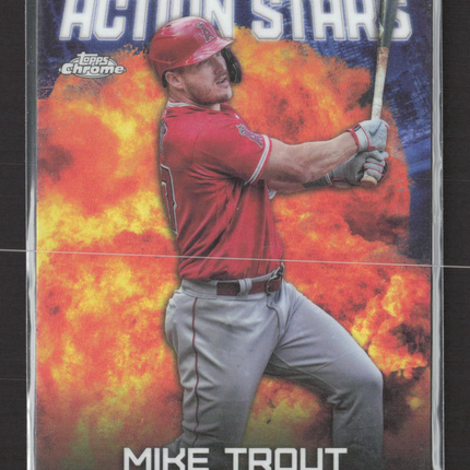 2023 Topps Chrome Action Stars Mike Trout #ASC-29