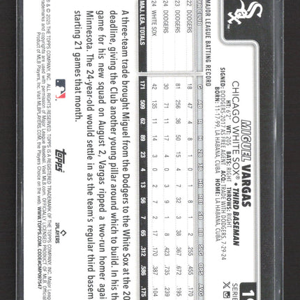 2025 Topps Series 1 Miguel Vargas #190 Silver Foilboard