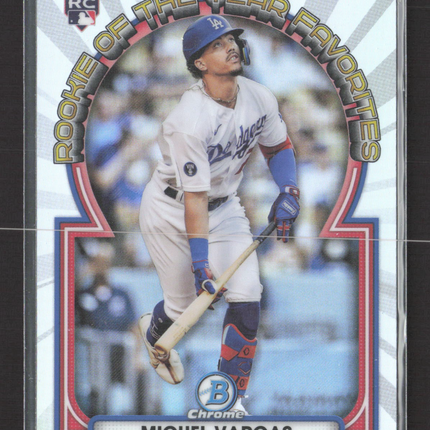 2023 Topps Bowman Chrome Rookie of the Year Favorites Miguel Vargas #ROYF-12 RC