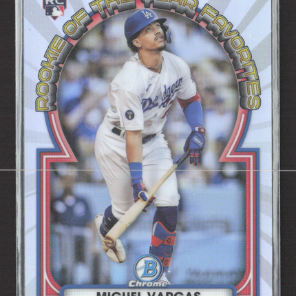 2023 Bowman Chrome Rookie of the Year Favorites Miguel Vargas #ROYF-12 RC