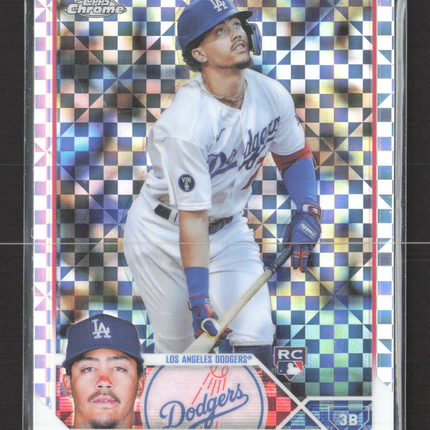2023 Topps Chrome Miguel Vargas #161 X-Fractor RC