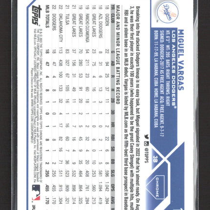 2023 Topps Chrome Miguel Vargas #161 X-Fractor RC