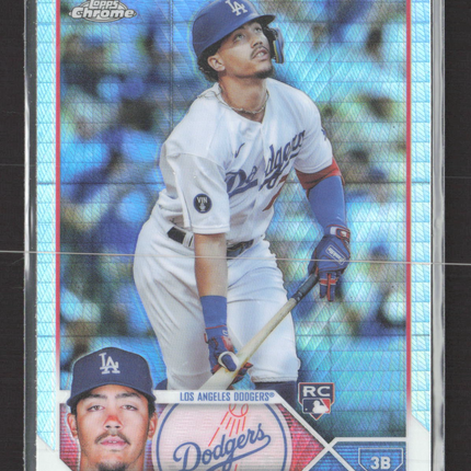 2023 Topps Chrome Miguel Vargas #161 Logofractor RC