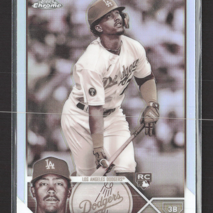 2023 Topps Chrome Miguel Vargas #161 Sepia Refractor RC