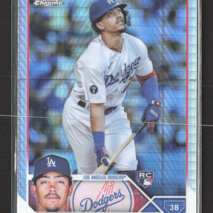 2023 Topps Chrome Miguel Vargas #161 Logofractor RC