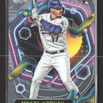 2023 Topps Chrome Cosmic Miguel Vargas #21 RC