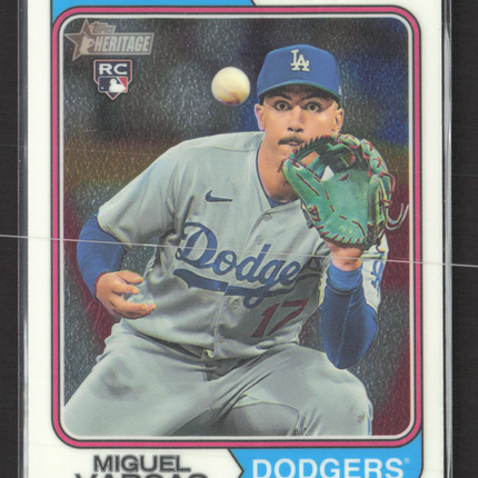 2023 Topps Heritage Chrome Miguel Vargas #694 RC