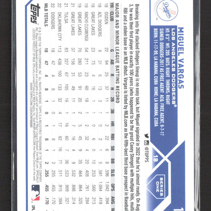 2023 Topps Series One Miguel Vargas #163 RC