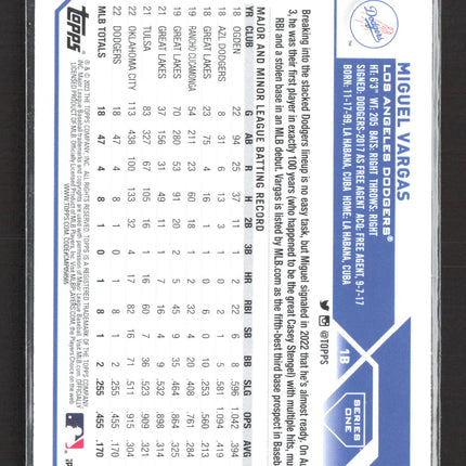2023 Topps Series One Miguel Vargas #163 RC