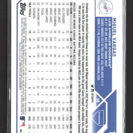 2023 Topps Chrome Miguel Vargas #161 RC