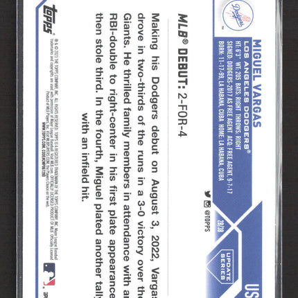 2023 Topps Update Series Miguel Vargas #US142 RC