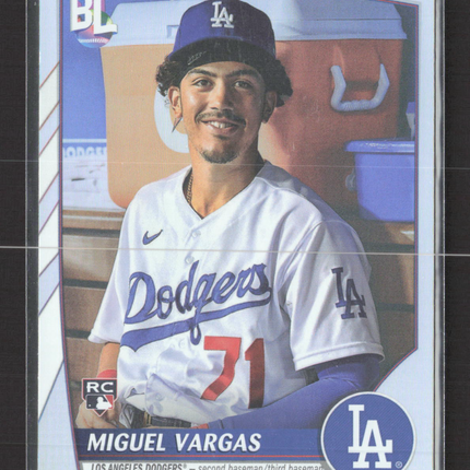 2023 Topps Big League Miguel Vargas #202 RC