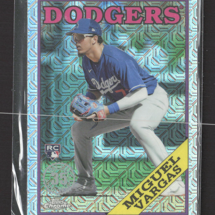 2023 Topps Chrome 1988 Topps Miguel Vargas #T88C-48 Silver Mojo Refractor RC