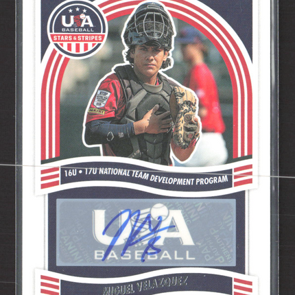 2024 Panini USA Baseball Stars & Stripes Miguel Velazquez Auto #NTS-MV