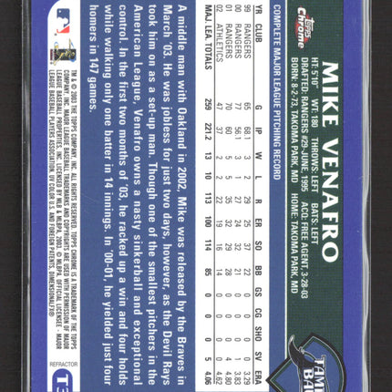 2003 Topps Chrome Mike Venafro #T35 Refractor