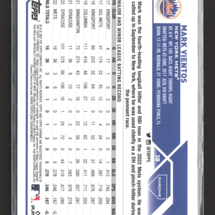 2023 Topps Chrome Mark Vientos #8 RC