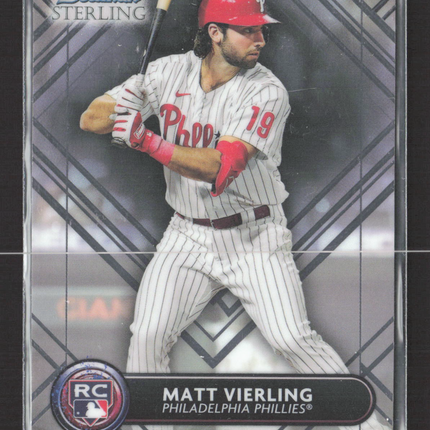 2022 Topps Bowman Sterling Rookie Revelation Matt Vierling #BSR-27 RC