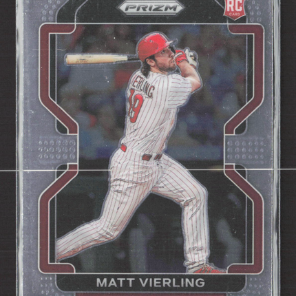 2022 Panini Prizm Matt Vierling #1 RC