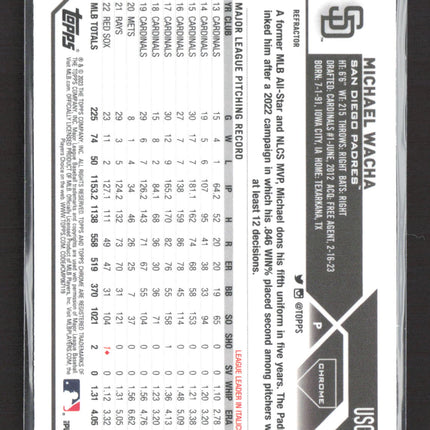 2023 Topps Chrome Update Michael Wacha #USC189 Refractor