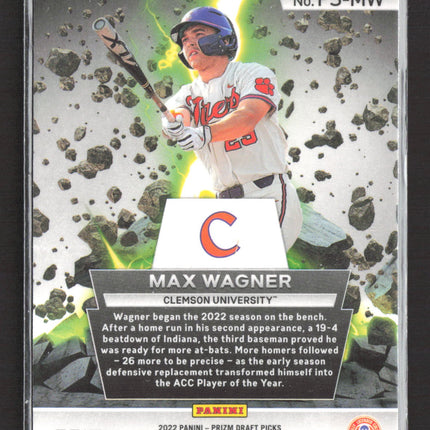 2022 Panini Prizm Draft Picks Power Surge Max Wagner #PS-MW