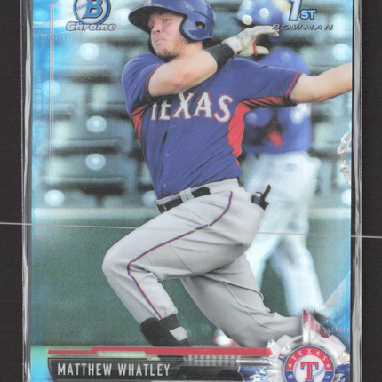 2017 Bowman Chrome Matthew Whatley #BDC-121 Refractor 1st Bowman
