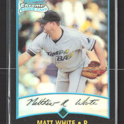2001 Bowman Chrome Matt White #129 Refractor