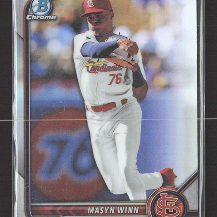 2022 Bowman Chrome Masyn Winn #BDC-170 Refractor 5/26.