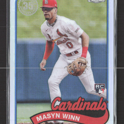 2024 Topps Chrome 1989 Topps Baseball Masyn Winn #89CB-17 RC