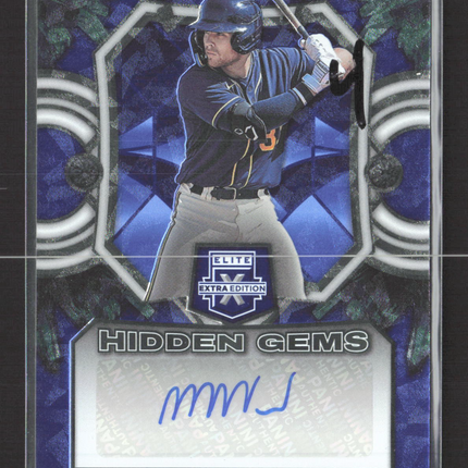 2023 Panini Elite Extra Edition Matthew Wood #HG-MWD Hidden Gems